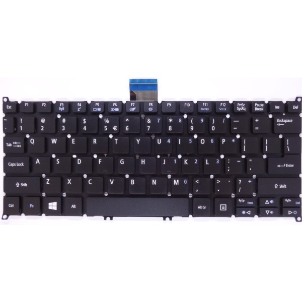 Клавиатура за TravelMate B115-M B116-M P238-M Swift SW5-111 Acer Aspire V3-371 V3-372 Черна без рамка US