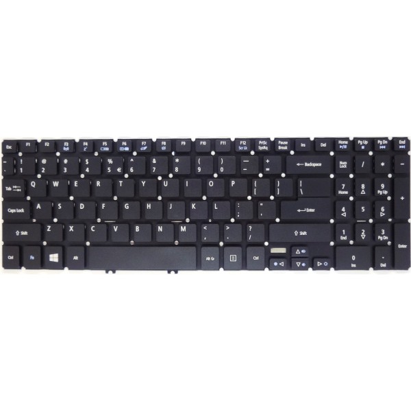 Клавиатура за Acer Aspire V5-571 V5-531 V5-551 M3-581 M5-581 Черна без рамка US Win8