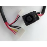 Букса / Power jack за DC Power Jack Socket Cable HP DV7-2000 HP DV7-2180US DV7-3000 Series (long cable)