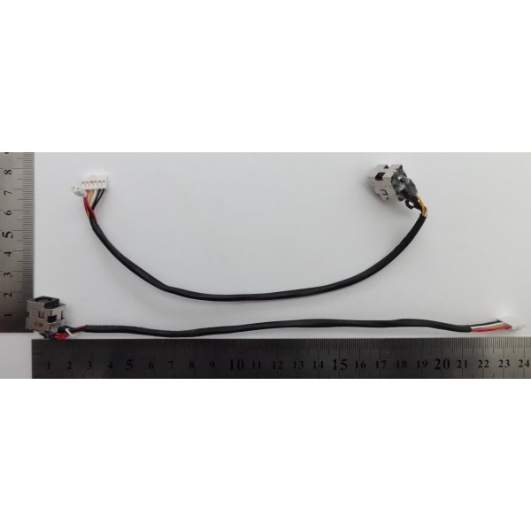 Букса / Power jack за DC Power Jack Socket Cable HP DV7-2000 HP DV7-2180US DV7-3000 Series (long cable)