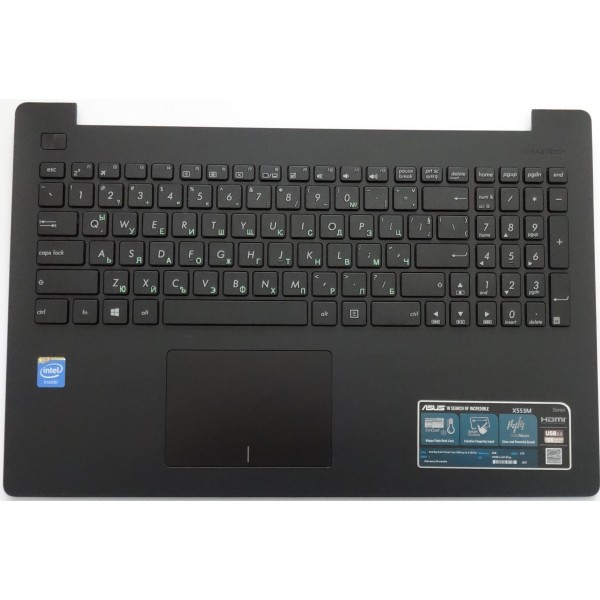 Горна част на долен корпус / palmrest / с клавиатура с кирилица за Asus X553