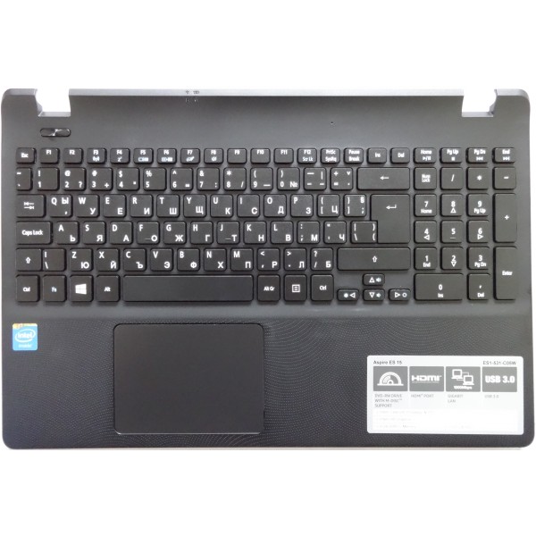 Горна част на долен корпус / palmrest с тъч пад и клавиатура за Acer ES1-512 ES1-531 Gateway NE512