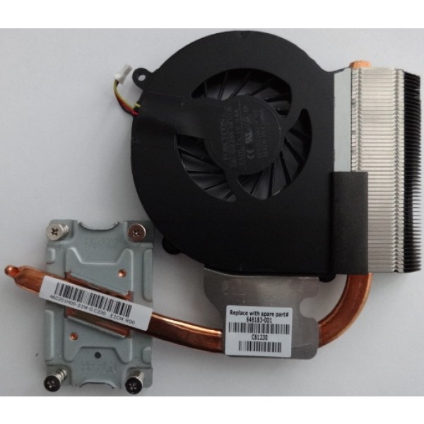 Охлаждане с вентилатор за HP COMPAQ CQ43 | For Intel CPU | Integrated graphics | 646183-001