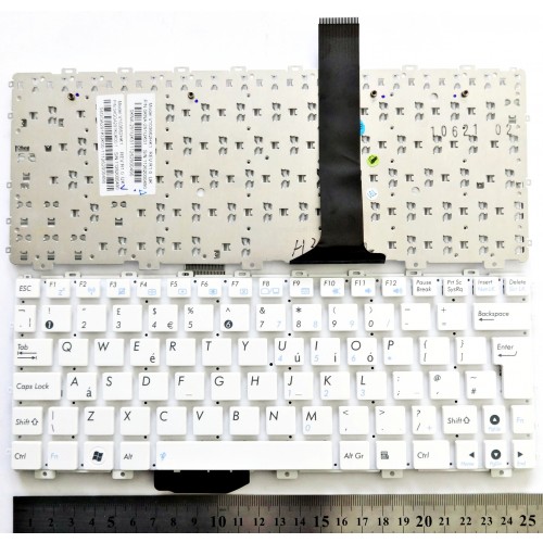 Клавиатура за Asus EEE PC 1011 1015 1016 1025 X101 Бяла без рамка