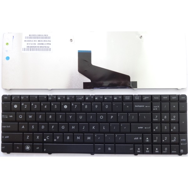 Клавиатура за Asus A53 K53TA K53 K54 K75 K54C K54L X53 X73 черна