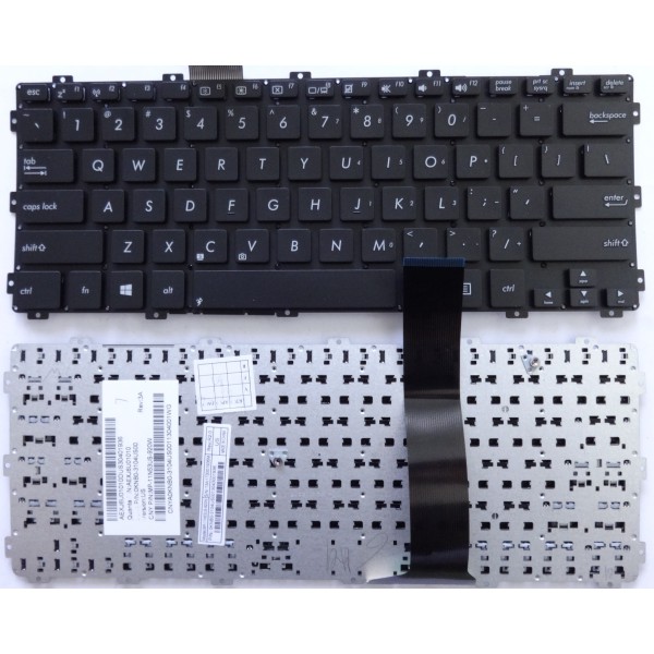 Клавиатура за Asus X301 X301A X301S X301K Черна без рамка Win8