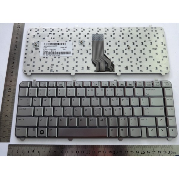 Клавиатура за HP DV5-1000 Сребърна