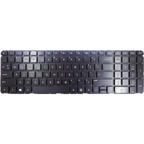 Клавиатура за HP DV7-7000 Черна без рамка за Win8