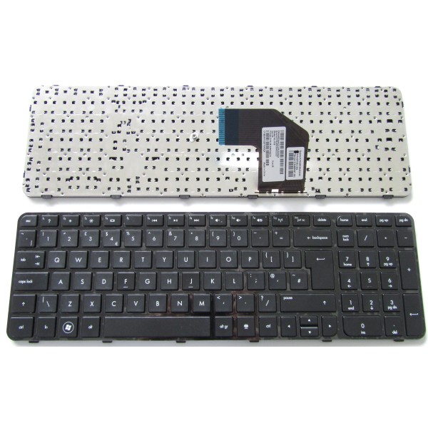 Клавиатура за HP Pavilion G6-2000 G6-US G6-NR G6-DX G6-WM G6-2122HE Черна с Рамка Голям Ентър UK