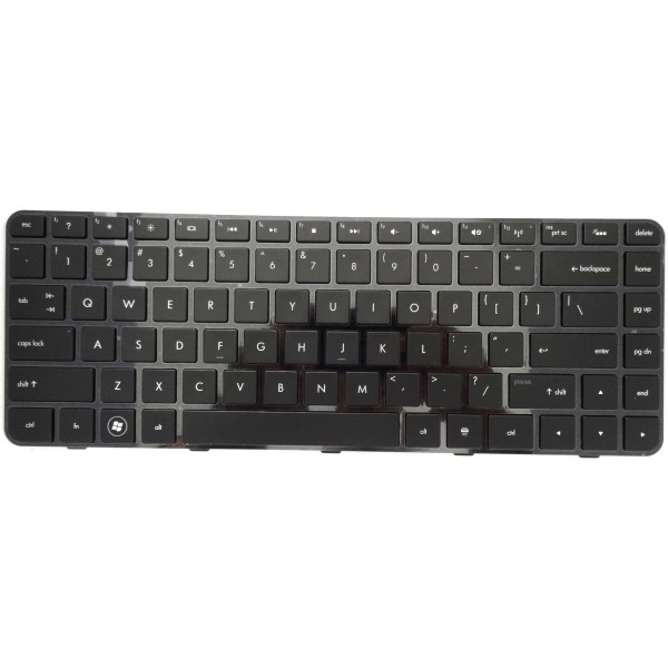Клавиатура за HP Pavilion DM4-1000 DM4T-1000 DM4-2000 DV5-2000 DV5T-2100 DV5Z-2000 с рамка и подсветка