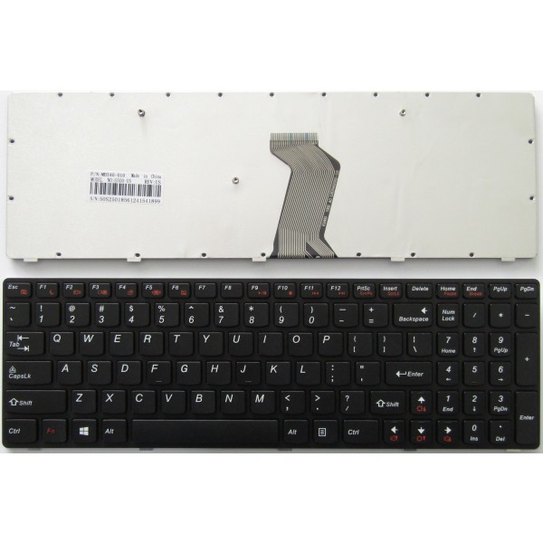 Клавиатура за Lenovo G510 G505 G500 G710 G705 G700 Черна с рамка