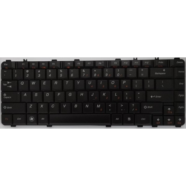 Клавиатура за Lenovo Ideapad Y450 Y450A Y450G Y460 Y550 Y550A Y560 Кафяво-черна