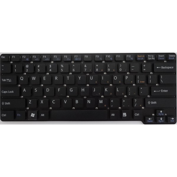 Клавиатура за Sony Vaio VPC-CW VGN-CW | US - Черна