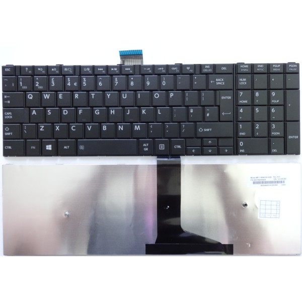 Клавиатура за Toshiba C50 C50D C55 C55D BLACK For Win8 UK