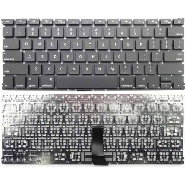 Клавиатура за Apple Macbook Air A1369 A1466 MC965 MC966 MC503 MC504 13" Черна Ентър един ред US