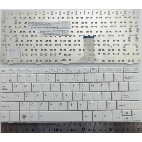 Клавиатура за Asus EEE PC 1001HA 1001PX 1005HA 1005PX 1008HA Бяла US