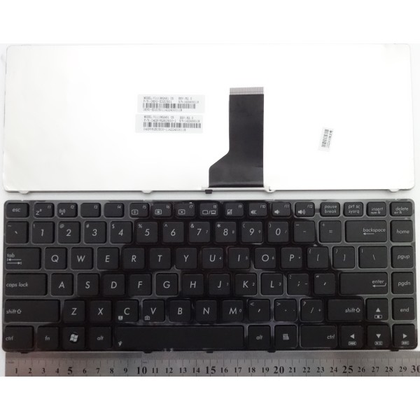 Клавиатура за Asus UL30 N43 U30 U31SD U35 UL80 Гланцова Черна Рамка US