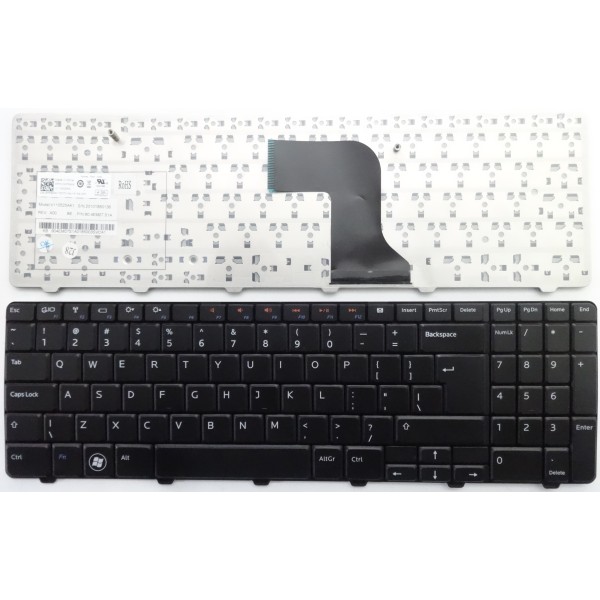 Клавиатура за Dell Inspiron N5010 M5010 Черна с голям ентър