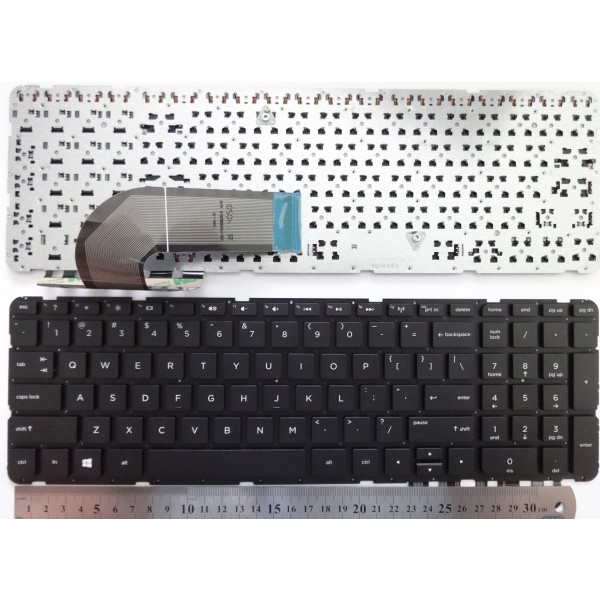 Клавиатура за HP Pavilion 15-N000 15-N100 15-E000 15-n 15-r 15-e HP 250 G3 HP 255 G3 Черна без рамка