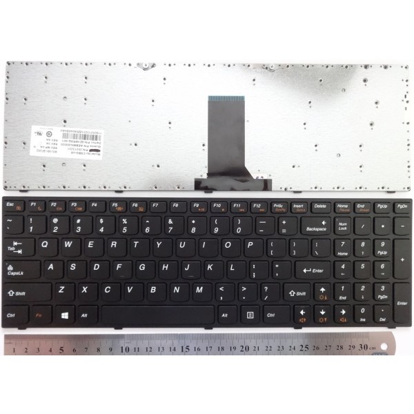 Клавиатура за Lenovo B5400 M5400 Черна с черна рамка US