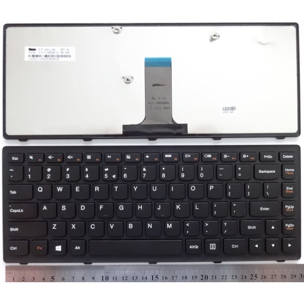 Клавиатура за Lenovo flex 14 G400s Черна с Черна Рамка | 25211166 | US