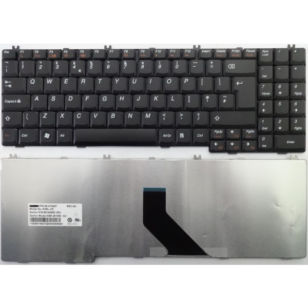 Клавиатура за Lenovo V560 B550 B560 Черна с голям ентър UK