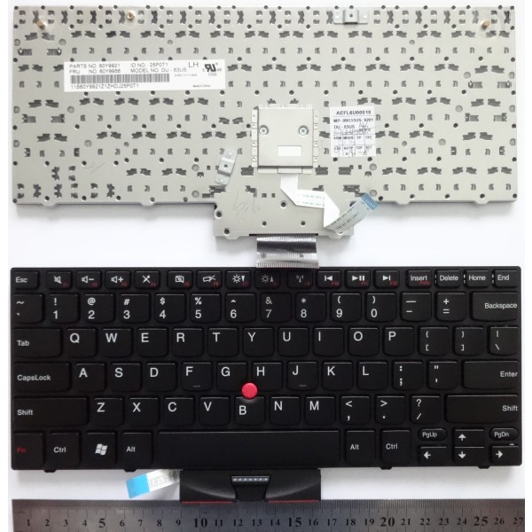 Клавиатура за IBM / Lenovo ThinkPad Edge E10 Edge E11 Черна с Поинт Стик