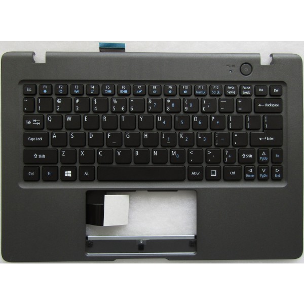Сив Palmrest US за Acer Aspire AO1-131 AO1-131M c черна клавиатура | 6B.SHFN4.001