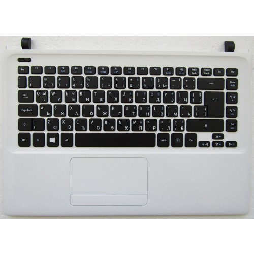 Клавиатура за Acer Aspire E1-470G E1-432 Черна с Бял Palmrest Оригинална Кирилица BG
