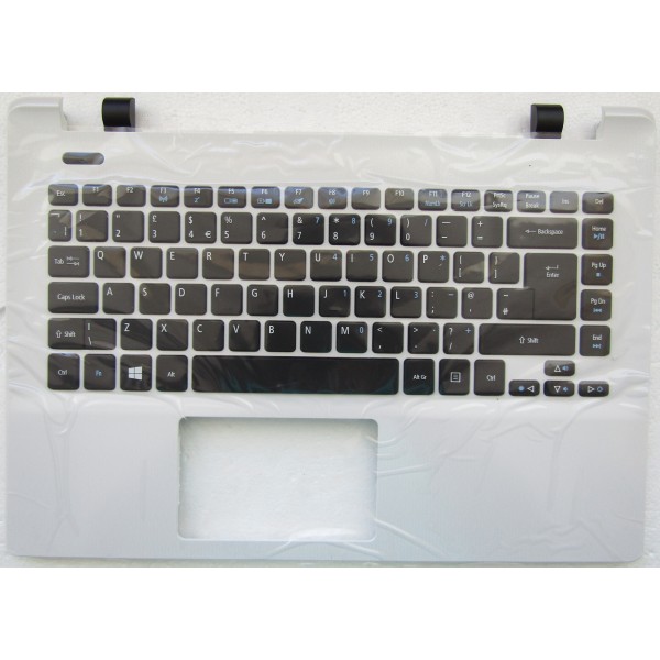 Бял Palmrest UK за Acer Aspire E5-411 E5-421 E5-471 c черна клавиатура | 60.MQDN7.009