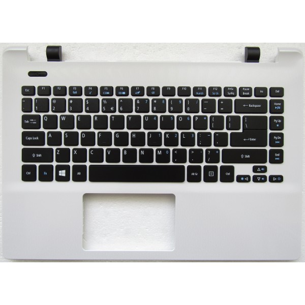 Бял Palmrest US за Acer Aspire E5-411 E5-421 E5-471 c черна клавиатура | 60.MQDN7.018