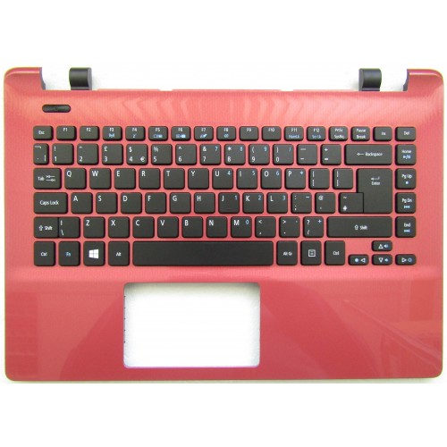 Клавиатура за Acer Aspire E5-411 E5-421 E5-421G E5-471 E5-471G E5-471P E5-471PG Черна с Оранжев Palmrest UK