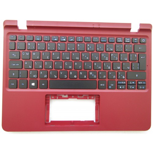 Клавиатура за Acer Aspire ES1-132 Черна с Червен Palmrest Оригинална Кирилица BG