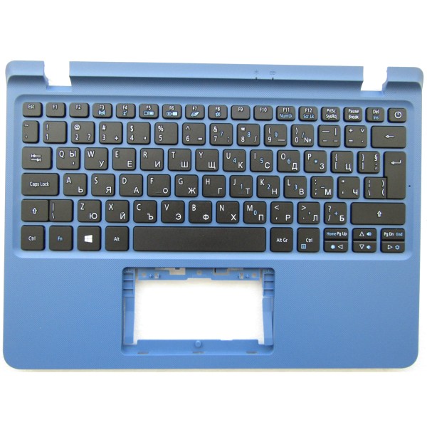 Клавиатура за Acer Aspire ES1-132 Черна със Син Palmrest Оригинална Кирилица BG