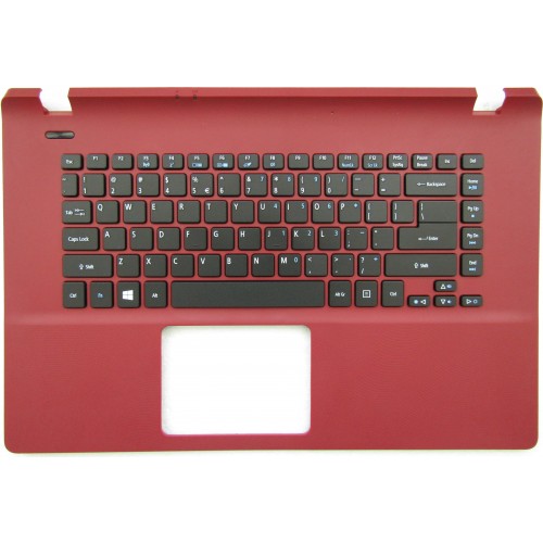 Клавиатура за Acer Aspire ES1-511 ES1-520 ES1-521 ES1-522 Черна с Червен Palmrest US