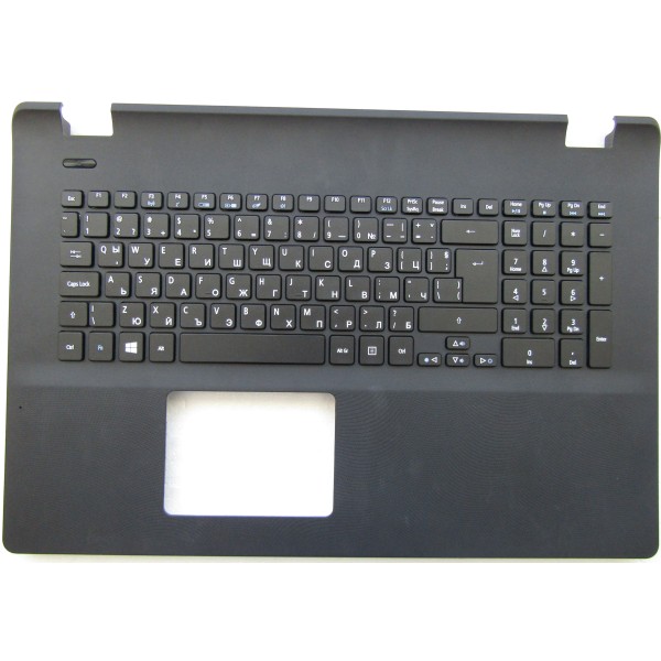 Клавиатура за Acer Aspire ES1-711 Черна с Черен Palmrest Оригинална Кирилица BG