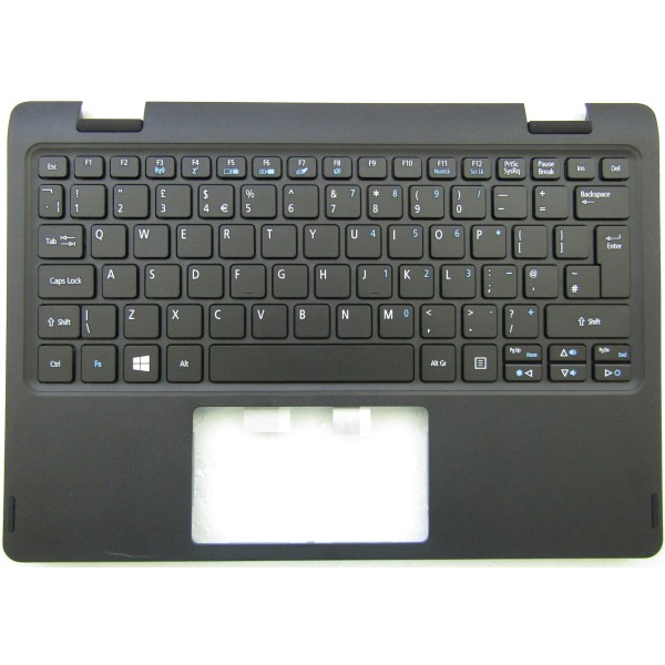 Черен Palmrest UK за Acer Aspire R3-131T c черна клавиатура | 6B.G0YN1.030