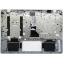 Клавиатура за Acer Aspire V5-122P V5-132P Черна със Сребърен Palmrest UK