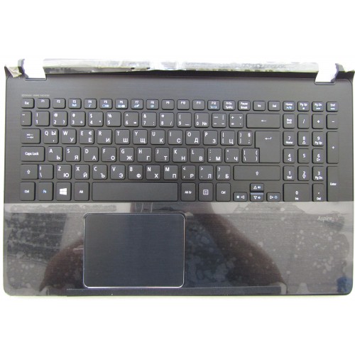 Клавиатура за Acer Aspire V5-572 V5-572G V5-573 V5-573G Черна с Черен Palmrest Оригинална Кирилица BG