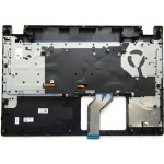 Черно-сив Palmrest с Подсветка US за Acer Aspire V5-591 V5-591G c черна клавиатура | 6B.G5WN7.028