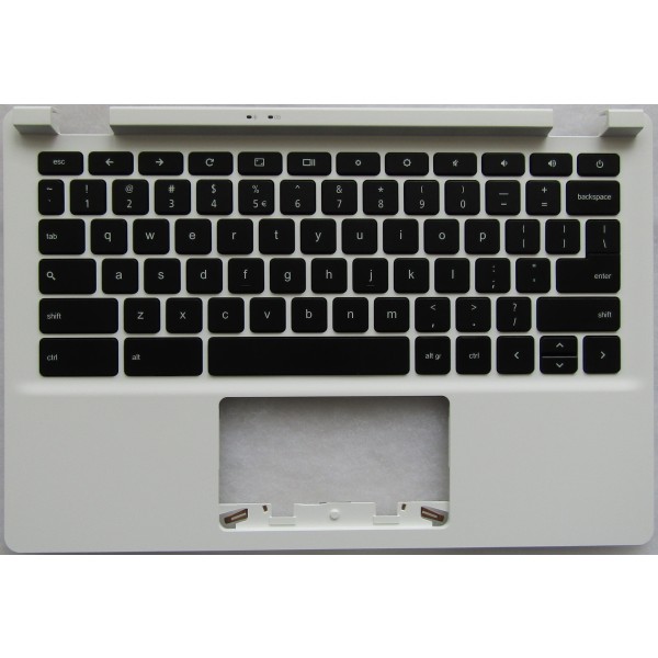 Бял Palmrest US за Acer Chromebook CB3-111 c черна клавиатура | 60.MQNN7.028