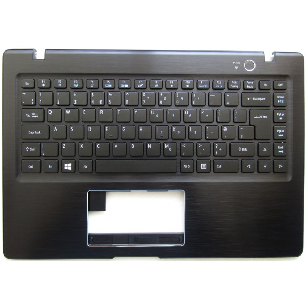 Черен Palmrest UK за Acer Swift SF114-31 c черна клавиатура | 6B.SHWN4.028