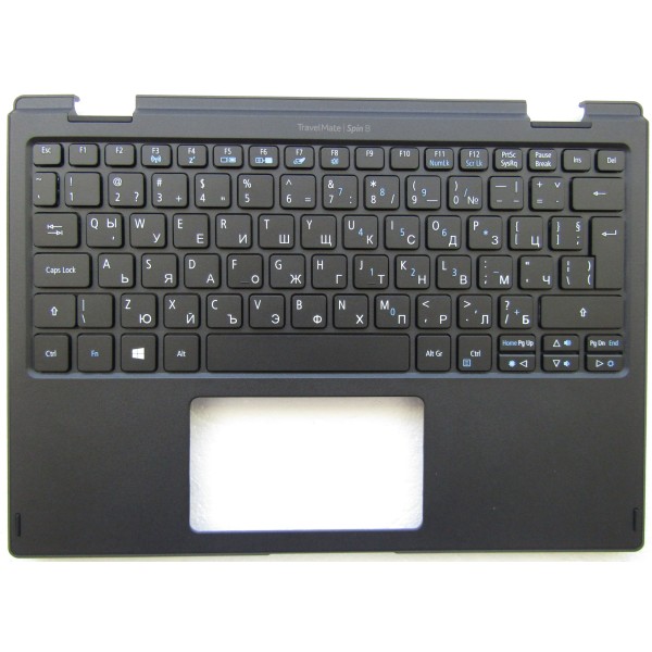 Клавиатура за Acer TravelMate TMB118-R Черна с Черен Palmrest Оригинална Кирилица BG