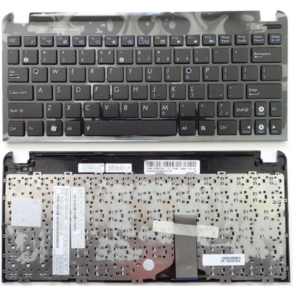 Клавиатура ( palmrest ) за Asus 1011BX 1015BX 1016P R051BX Черна клавиатура + черен палмрест