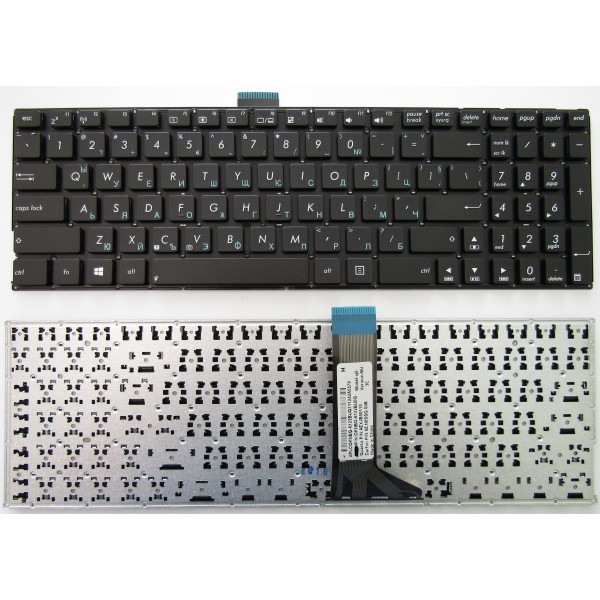 Клавиатура за Asus X551 K553 X553 A555 K555 X555 F555 Черна Без Рамка с Фабрична Кирилица BG