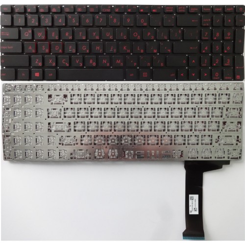 Клавиатура за Asus ROG G551 G551VW G551J G551JW N551 N551J N551JW | За версията с подсветка | Фабрична Кирилица