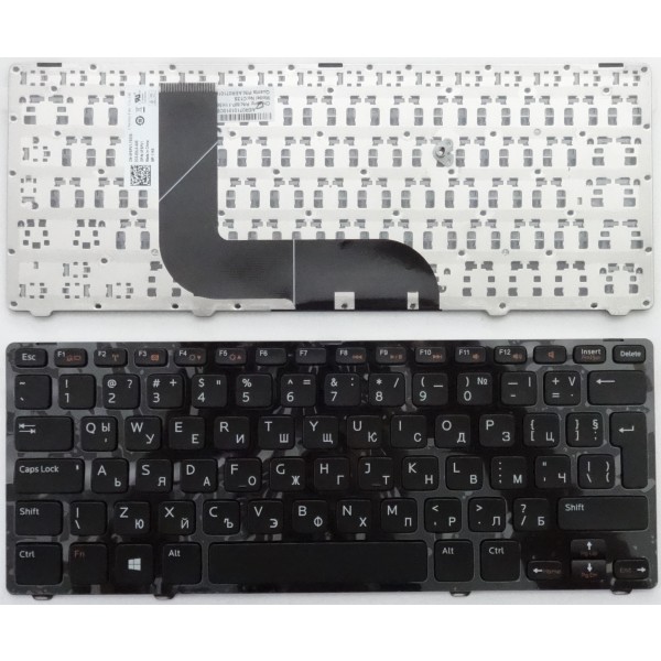 Клавиатура за Dell Inspiron 14Z 5423 3360 N411Z Черна с Голям Ентър | Фабрична Кирилица BG