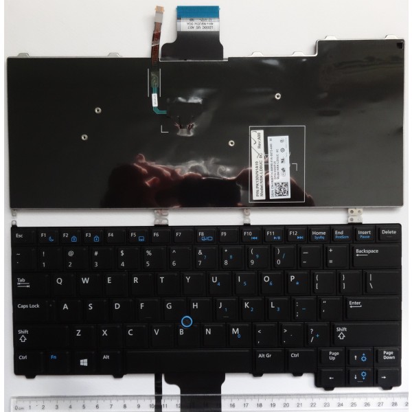 Клавиатура за Dell Latitude E7440 E7420 E7240 Черна с поинт стик за Win8 0NWP2X