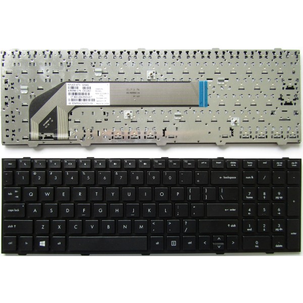 Клавиатура за HP 4540S 4545S Черна с Черна Рамка US