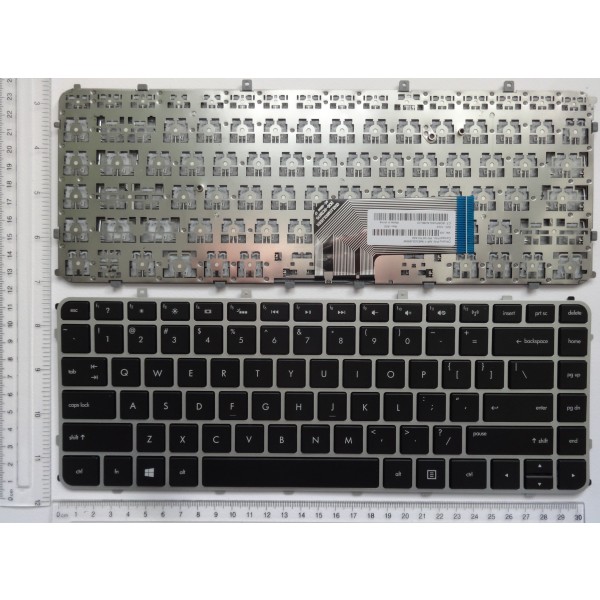Клавиатура за HP ENVY4-1000 ENVY6-1000 Черна със сива рамка за моделите с подсветка Win8 - MP-11M63USJ698W